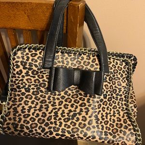 Betsey Johnson Leopard Print Purse